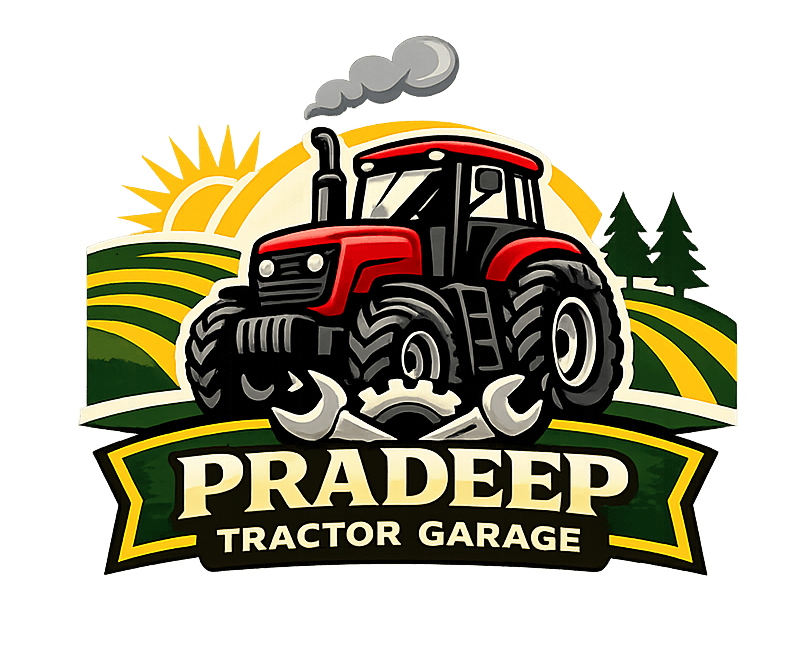 Pradeep Tractor Garage Logo
